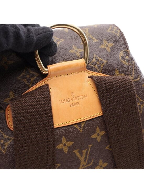 Louis Vuitton Backpack Montsouris GM Canvas Leather main image 10
